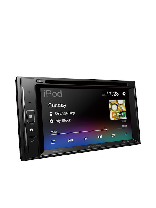 Pioneer AVH-A240DAB Ηχοσύστημα Αυτοκινήτου Universal 2DIN (Bluetooth/USB/AUX) με Οθόνη Αφής 6.2" & Αποσπώμενη Πρόσοψη