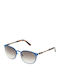 Lozza Men's Sunglasses with Blue Metal Frame and Black Mirror Lens SL2234M 0RD5