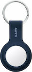 Laut Huex Silicone Keychain Case for AirTag Navy Blue