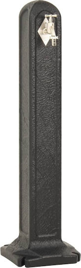 vidaXL Garden Faucet Anthracite with Stone Design Decorative Faucet Garden Plastic 24cmx24cm 316182