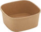 Sabert Disposable Food Paper Bowl Kraft 13x13x5.6cm 50pcs