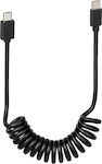 Lampa Spiral USB 2.0 Cable USB-C male - micro USB-A male Μαύρο 1m (ΧΕL3870.5/T)