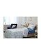 Beauty Home Kids Quilt Set Single with Pillowcase Energy Art Gray 160x240cm