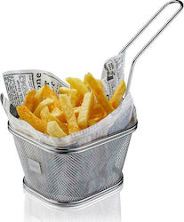 Gefu Metallic Serving Deep Fry Basket L25.1xW11.2xH17.5cm