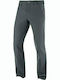 Salomon Wayfarer Straight Men's Hiking Long Trousers Gray