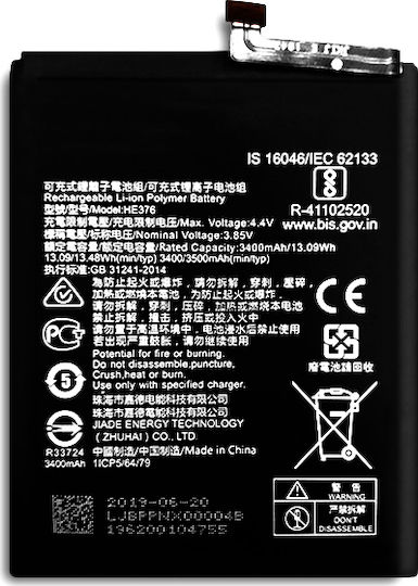 Baterie compatibilă de înlocuire 3400mAh pentru Nokia 3.1 Plus