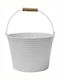 Atmosphera Planter Metal White 26x26x18cm.