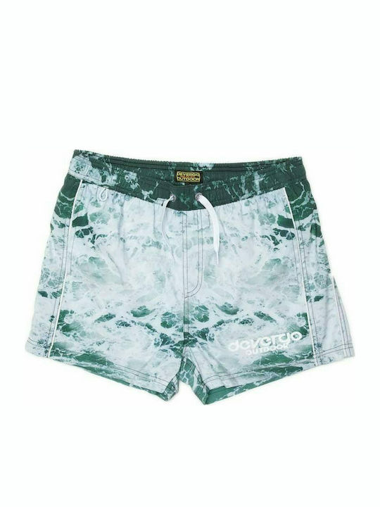 Devergo Men's Swimwear Shorts Gray with Patterns