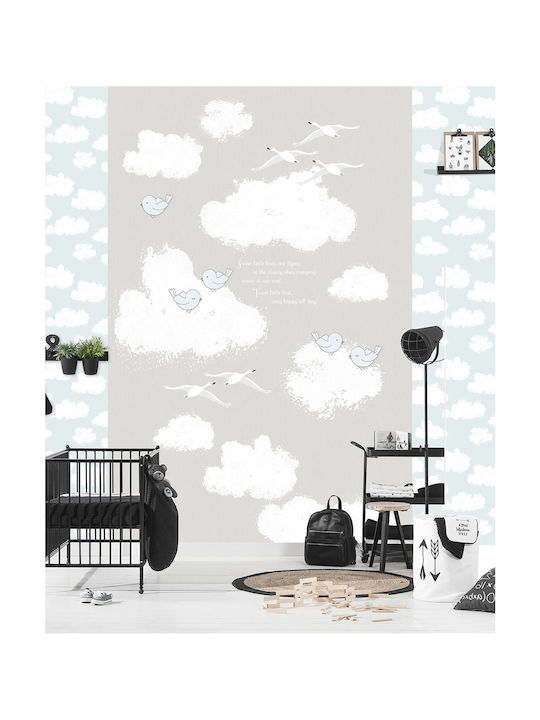 Loukianos Wallpapers Kids Wallpaper Sweet Clouds Beige L200xH300εκ.