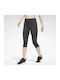 Reebok Workout Ready Ausbildung Frauen Capri Leggings Hochgeschnitten Schwarz