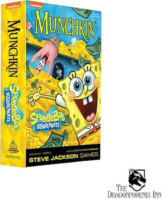 USAopoly Board Game Munchkin: SpongeBob SquarePants for 3-6 Players 10+ Years MU096-712-002100-06 (EN)