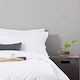 Sprintzio Hotel Sheet White King Size 260x280cm Cotton & Polyester 1pcs