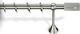 Viobrass Metallisch Vorhangstange Einfach Φ25mm 300cm Nickel Matte