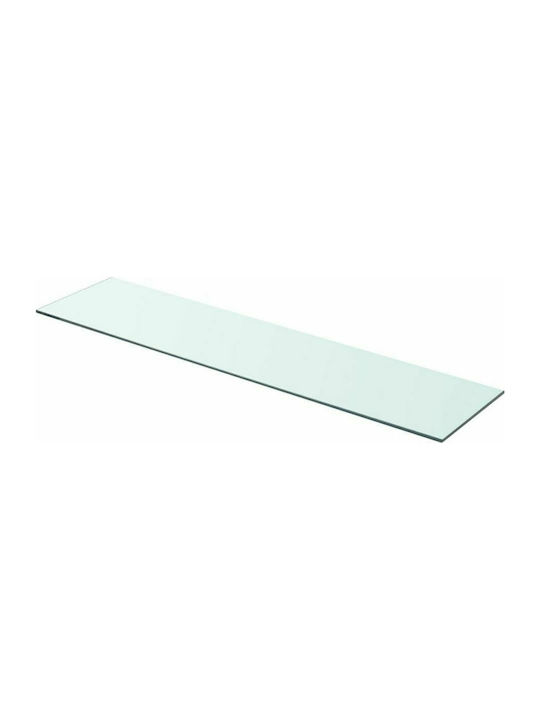 Shelf Wall Transparent 90x20x0.8cm