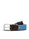 Montreal Elastic Men's Belt Knitted Light Blue