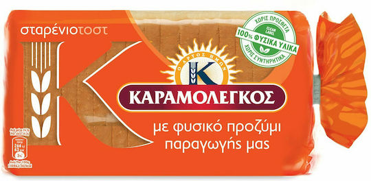 Karamolegos Toast Bread Wheat 340gr