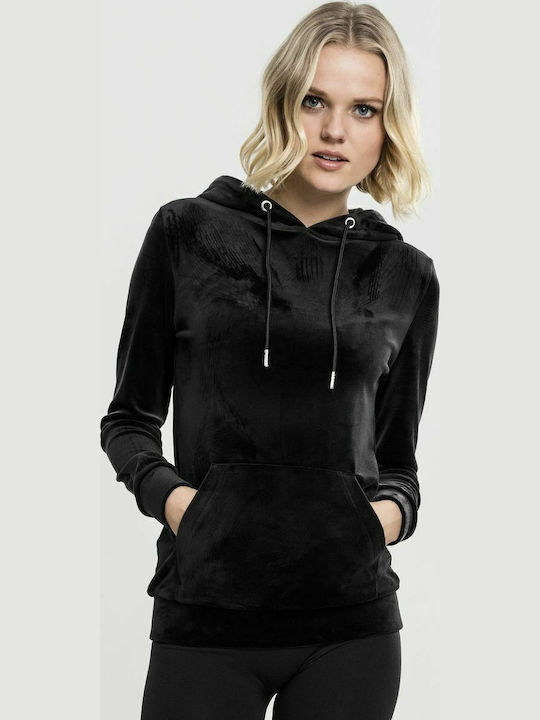 Urban Classics Hanorac pentru femei Catifea Cu ...