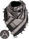 Mil-Tec Scarf Black Black / White