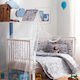 Vesta Home Mosquito Net Crib Woodland Tulle 000007221 Light Blue 490x180cm