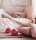Vesta Home Cat Baby Quilt aus Polyester Rosa 120x160cm