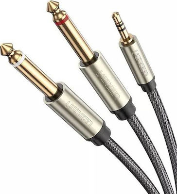 Ugreen Cable 2 x 6.3mm male - 3.5mm male 2m (10615)