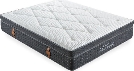 Cosmostrom Ocean Queen Anatomic Saltea Spumă de memorie / Spumă 160x210x36cm cu Suprapozabil