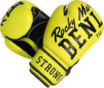 Benlee Chunky B Synthetic Leather Boxing Competition Gloves Yellow