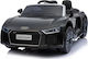 Audi R8 Spyder Две Места с Дистанционно Управление Лицензиран 12 Волта Черен за 1+ Години