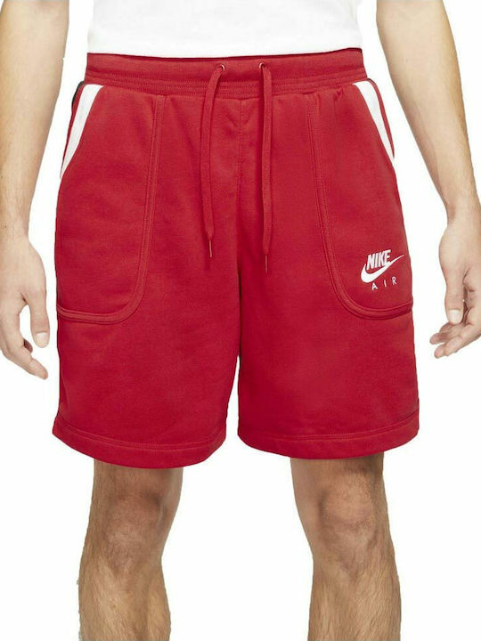 Sportswear Air Fleece Bermudă Sportivă de Bărbați Roșie
