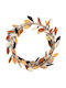 Neonato Kids Decorative Wreath Brown made of Fabric Leaves