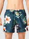 Brunotti Herren Badebekleidung Shorts Marineblau Blumen