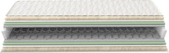 Strom Eco Brilliant Μονό Ορθοπεδικό Στρώμα Διπλής Όψης 90x190cm με Ελατήρια