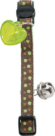 Hunter Dots Κολάρο Γάτας 1x17-27cm Πράσινο