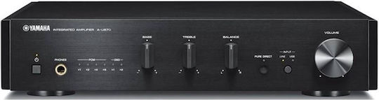 Yamaha AU-670 Ολοκληρωμένος Ενισχυτής Hi-Fi Stereo S000.30931 Μαύρος