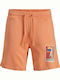 Jack & Jones Men's Athletic Shorts Orange