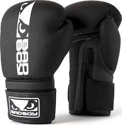 Bad Boy Apollo Synthetic Leather Boxing Competition Gloves Black