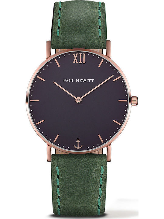 Paul Hewitt Uhr Batterie mit Lederarmband