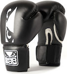 Bad Boy Titan Mănuși de box din piele sintetică pentru competiție negre