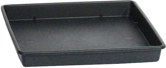 Viomes Linea 594 Plate Pot Plastic Anthracite-Colour of Molybdenum 29x29cm