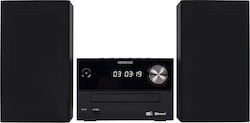 Kenwood Ηχοσύστημα 14W με CD Player, WiFi και Bluetooth Schwarz