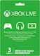 Microsoft Xbox Live Gold Membership Προπληρωμένη Κάρτα με Πίστωση Χρόνου για 90 ημέρες Key
