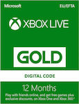 Microsoft Xbox Live Gold Membership Προπληρωμένη Κάρτα με Πίστωση Χρόνου για 365 ημέρες Key
