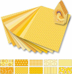 Folia Χαρτόνια Κίτρινες Αποχρώσεις 50x70cm 10τμχ
