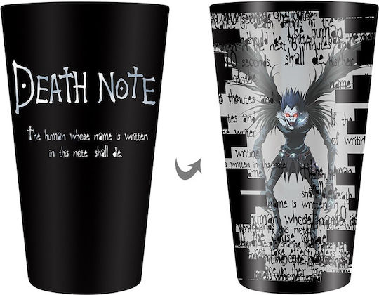 Abysse Death Note Wasser Glas Schwarz 400ml