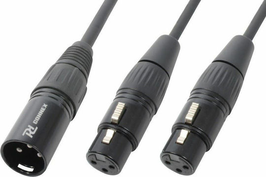 Power Dynamics XLR male to XLR female 0.5m Cable (CALIN933)