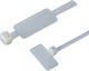 Benman Plastische Kabelbinder 300mmx4.8mm in Weiß Farbe (100Stück) 70896