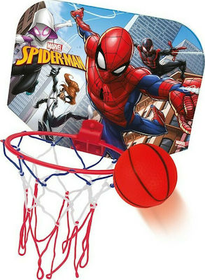 AS Indoor & Outdoor Over Door Basketball Hoop with Ball Spiderman 5202-14014