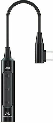 Soundmagic A30 Φορητός Ψηφιακός Ενισχυτής Ακουστικών Μονοκάναλος με DAC, USB και Jack 3.5mm