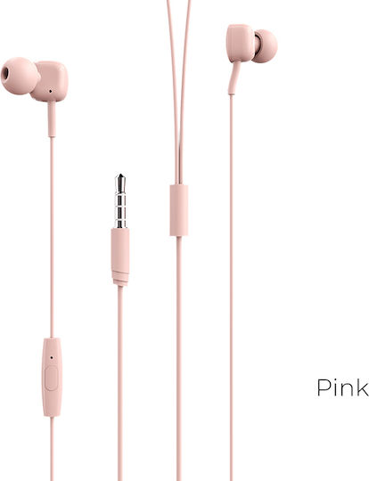 Borofone BM34 In-ear Handsfree with 3.5mm Connector Pink