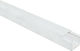 Aca Kabelkanal mit gelochtem Ständer aus Kunststoff 100x50mm Weiß Set 4Stück 2m